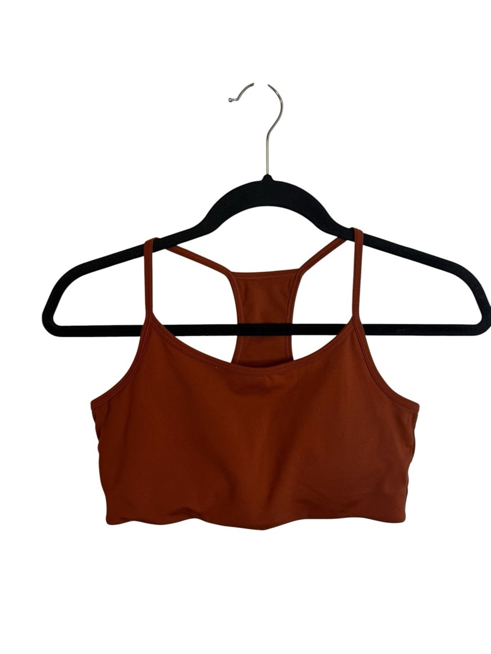 Sage Collective Terra Cotta Lightly Padded Racerback Sports Bra